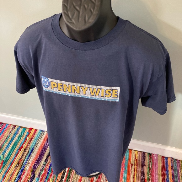 1999 Pennywise Punk Shirt Vintage 90s Band Tee Ska Skate Punk Hardcore Large - Picture 3 of 9